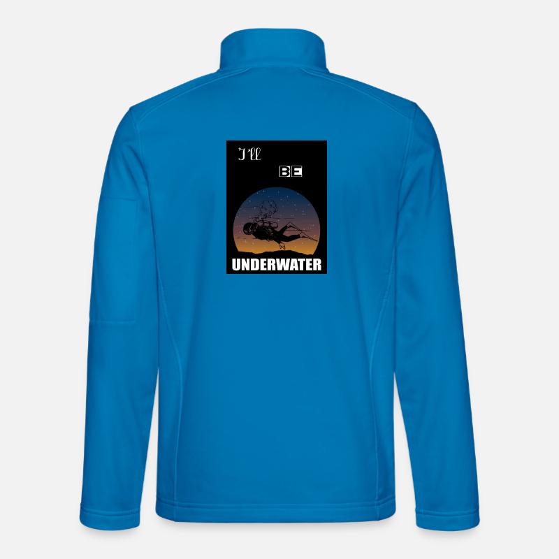 I'll be underwater - Unisex Softshell Jacket - light blue