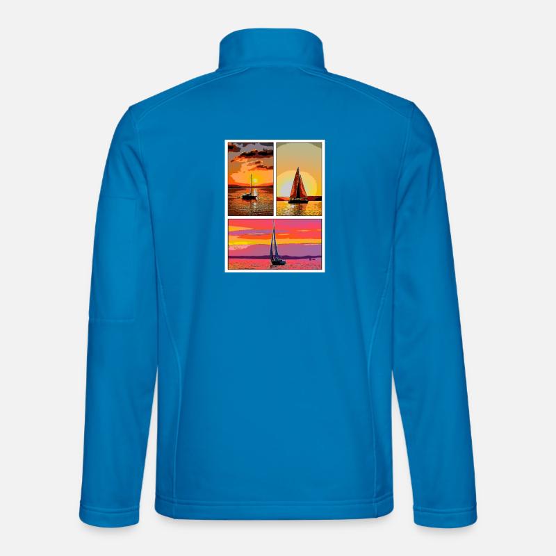 Schleier - Unisex Softshelljacke - Lichtblau