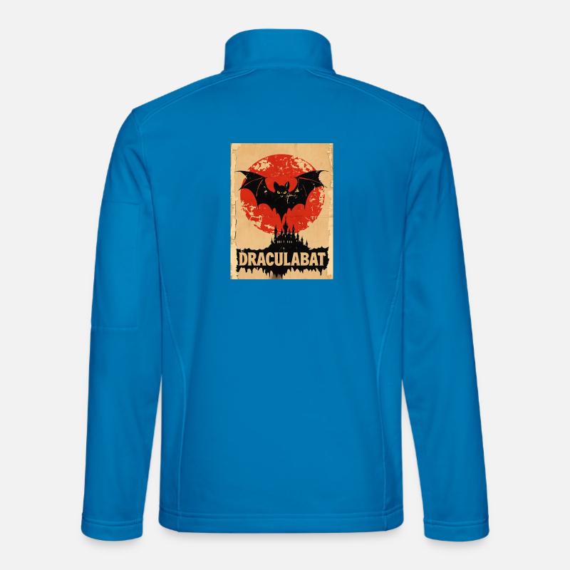 Gato Vampiro en Atardecer Sobrenatural - Unisex Softshell Jacket - light blue