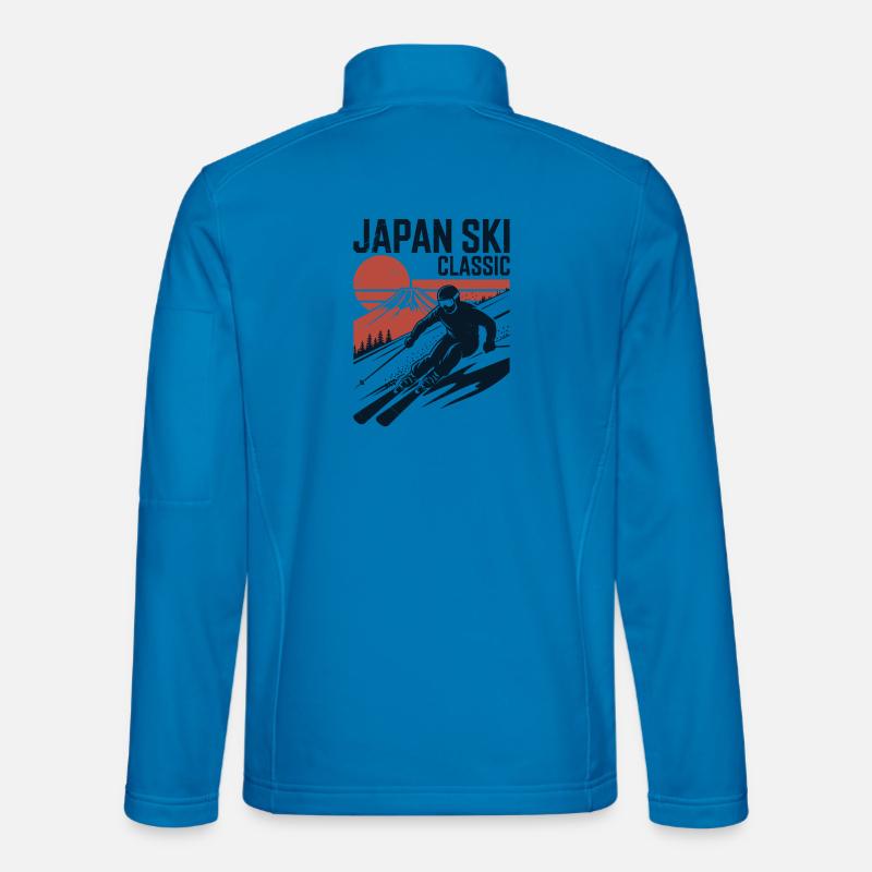 Japan Ski Classic Retro Design - Unisex Softshell Jacket - light blue