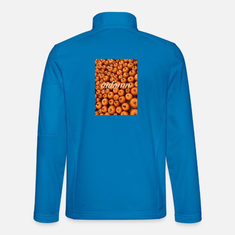 Herbst Autumn pumpkin - Unisex Softshelljacke - Lichtblau