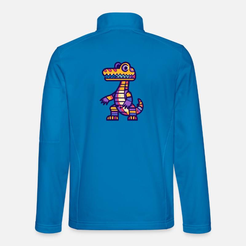 Alligator Halloween Zombie - Unisex Softshell Jacket - light blue