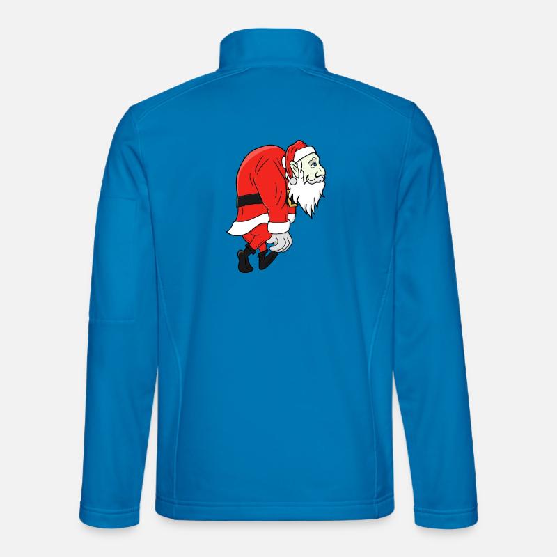 Müder Weihnachtsmann - Unisex Softshelljacke - Lichtblau
