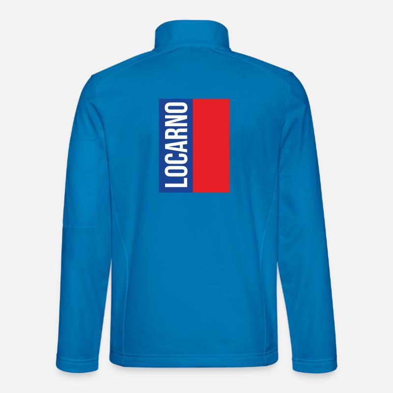 Traditionelles Tessiner Souvenir - Unisex Softshelljacke - Lichtblau