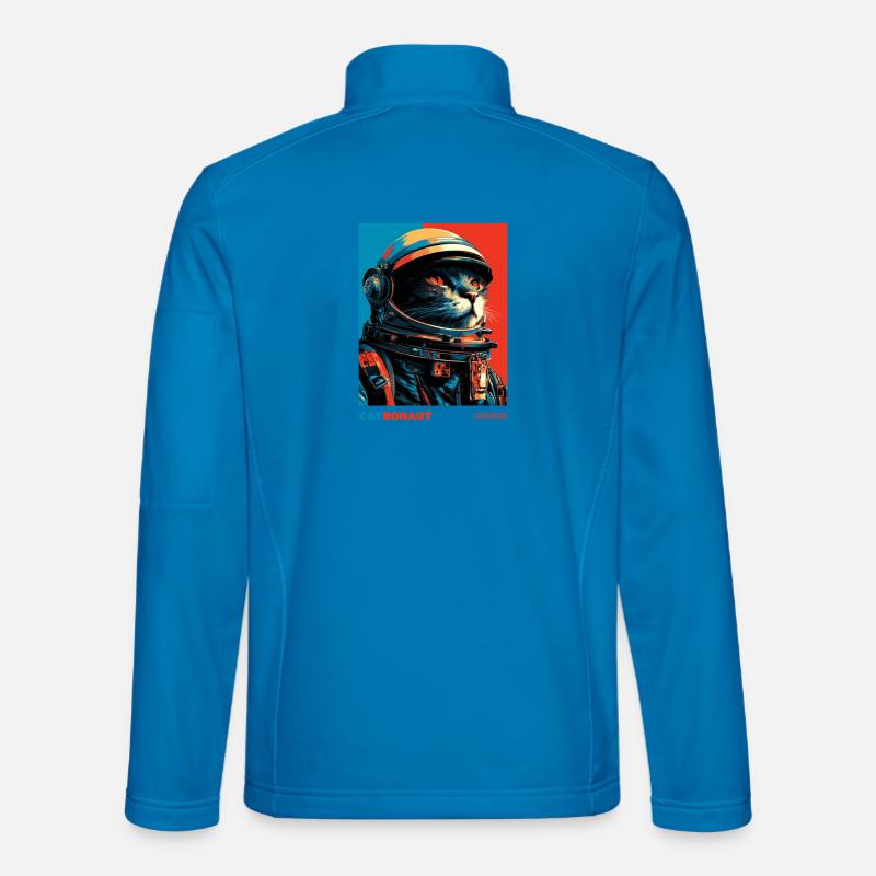 Chat astronaute Veste en tissu softshell Unisexe