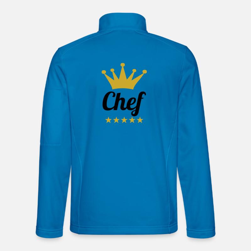 Chef Toque - Kitchen - Cook - Unisex Softshell Jacket - light blue