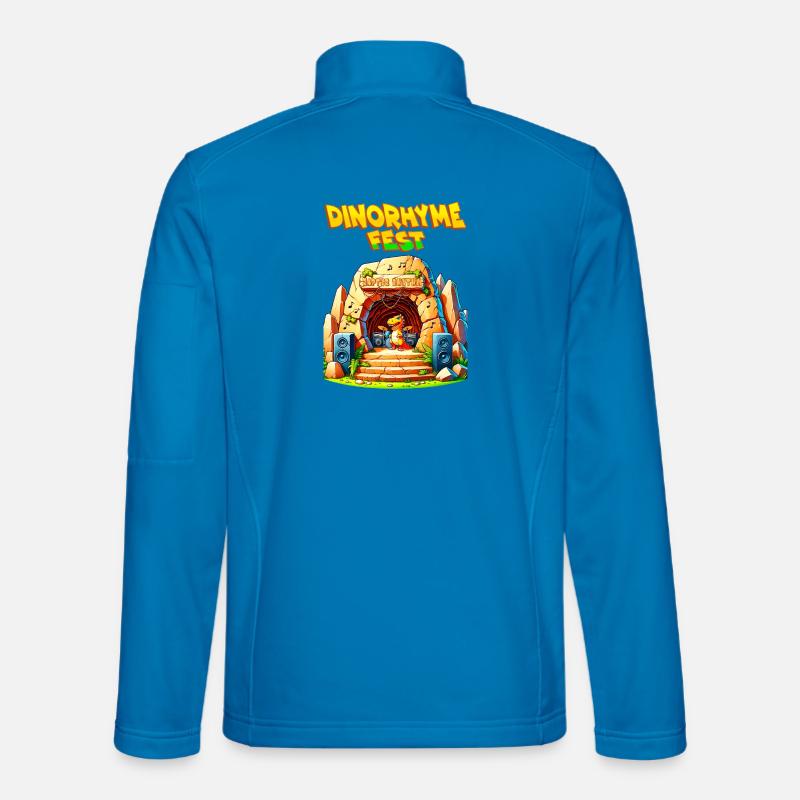 DinoRhyme Fest - Unisex Softshelljacke - Lichtblau