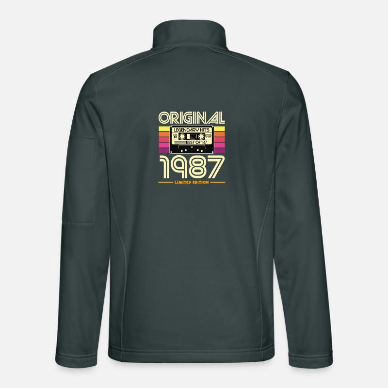 Original 1987 Cassette Retro Veste en tissu softshell Unisexe