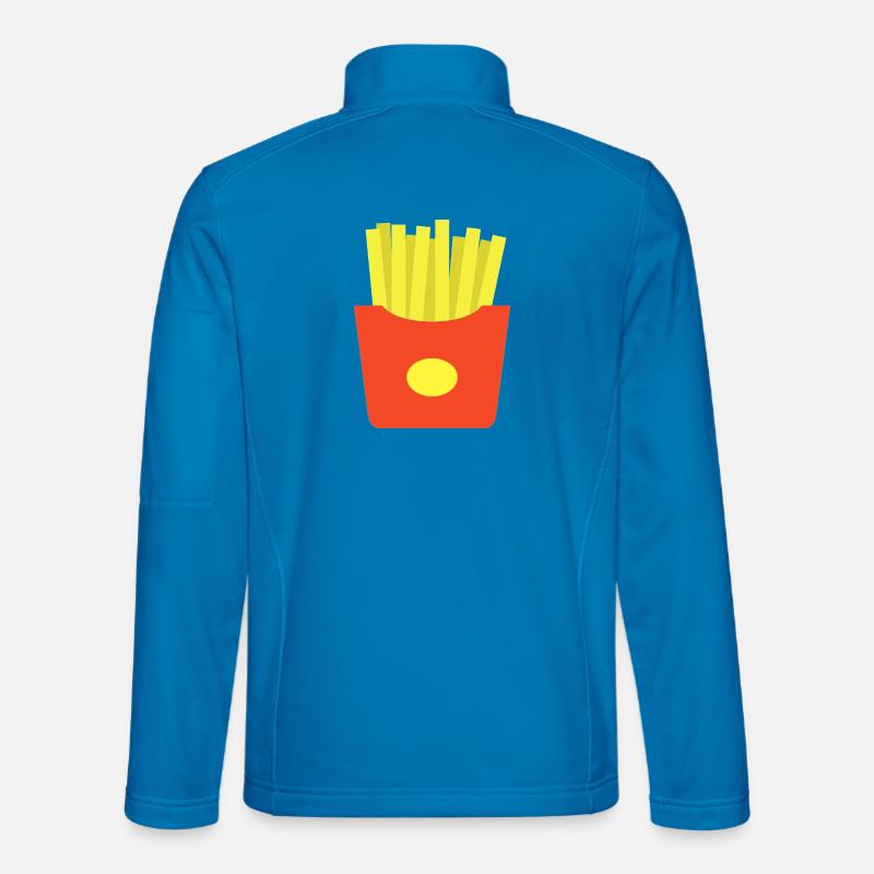 French Fries - Unisex Softshell Jacket - light blue