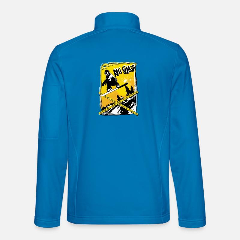 Snowboard vintage no guts no glory Veste en tissu softshell Unisexe