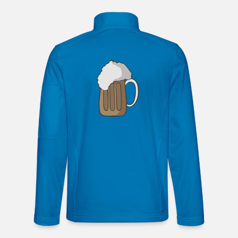 Bier - Unisex Softshelljacke - Lichtblau