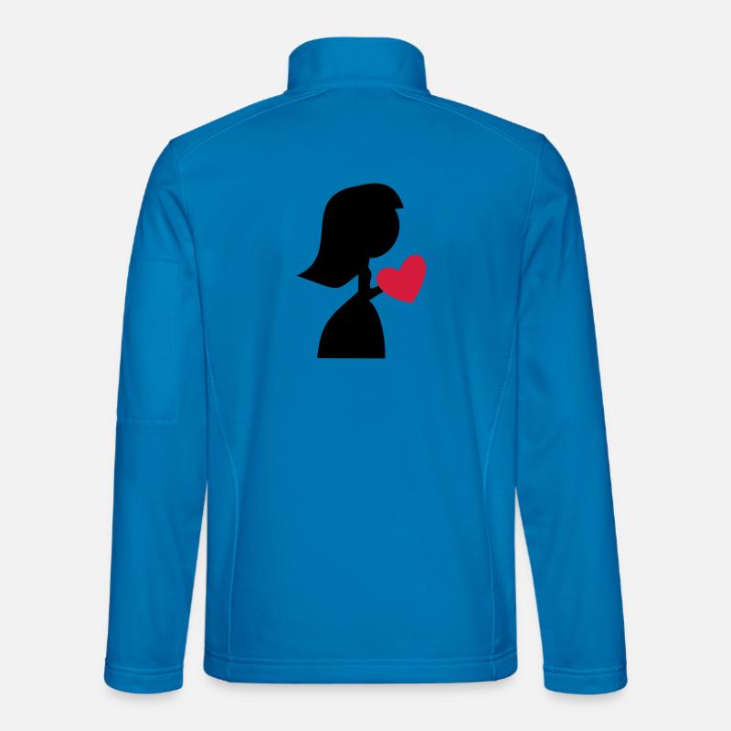 Braut - Unisex Softshelljacke - Lichtblau