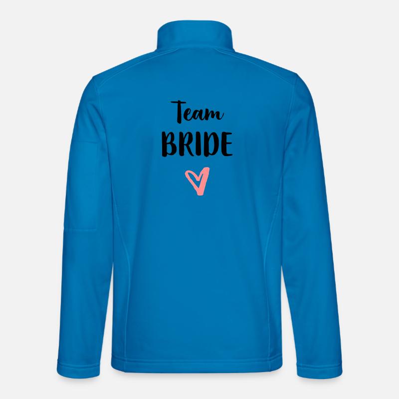 Team Bride Hen Party Bride - Unisex Softshell Jacket - light blue