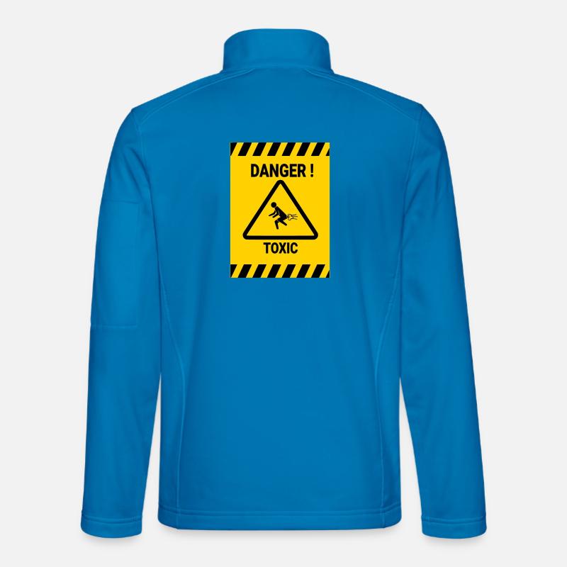 Danger toxic - Unisex Softshell Jacket - light blue