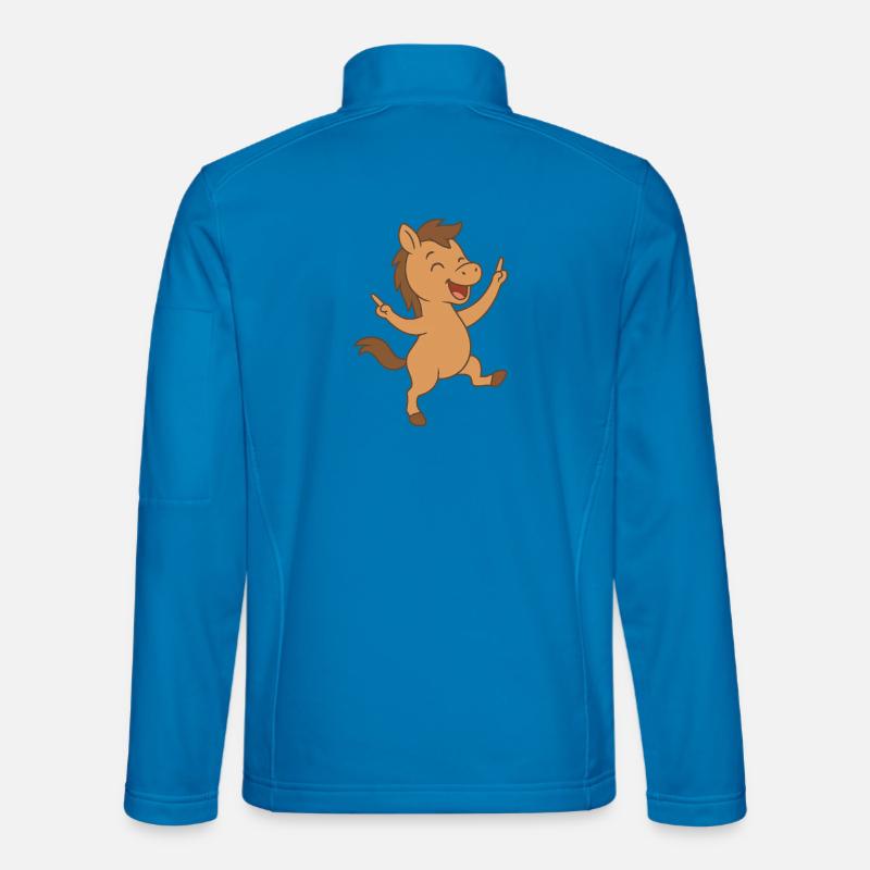 Dancing colt - Unisex Softshell Jacket - light blue