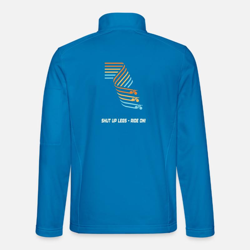 Shut up legs-ride on - Unisex Softshelljacke - Lichtblau