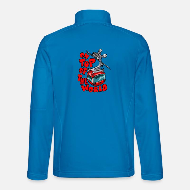 1422-gondola-RED - Unisex Softshell Jacket - light blue