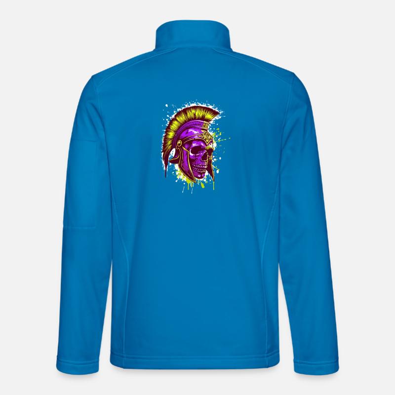 Spartan Skull Helmet Spartan - Unisex Softshell Jacket - light blue