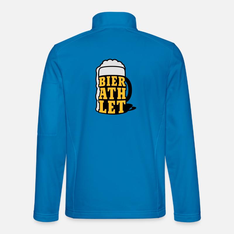 Bierathlet - Unisex Softshelljacke - Lichtblau