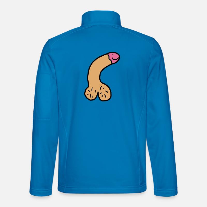 Pénis bite bite cock taille Veste en tissu softshell Unisexe