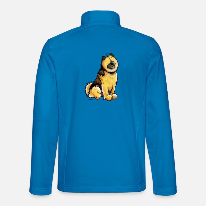 Stolzer Eurasier - Unisex Softshelljacke - Lichtblau