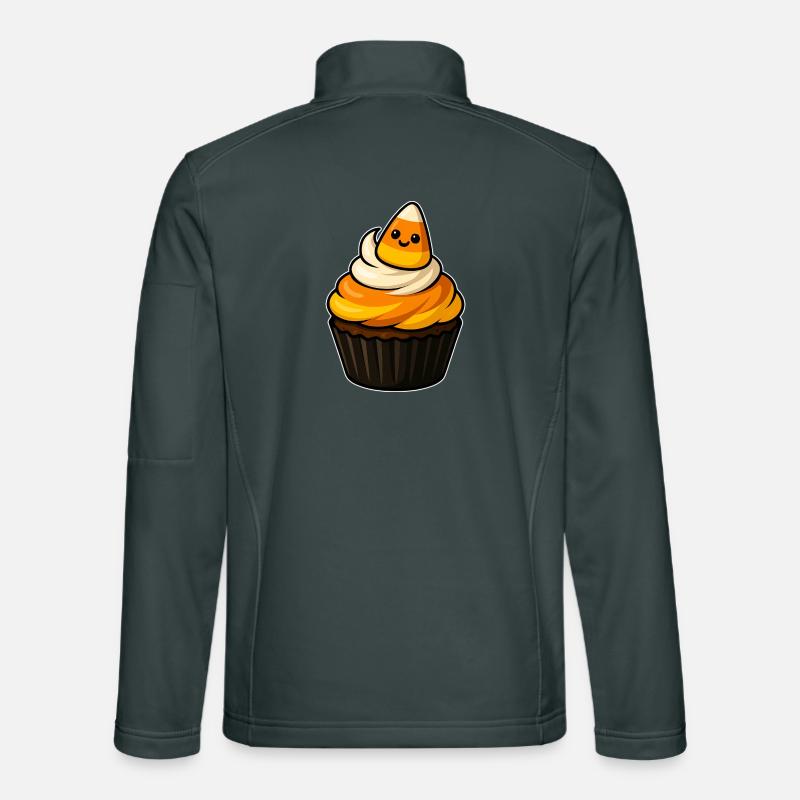 CandyCorn Cupcake Charm Unisex Softshell Jacket