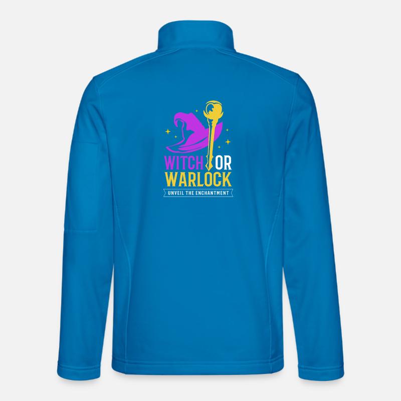 Halloween Gender Reveal - Unisex Softshelljacke - Lichtblau
