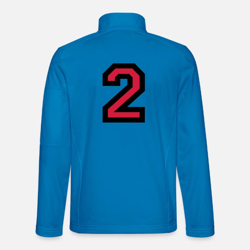 The Number Two 2 - Unisex Softshell Jacket - light blue