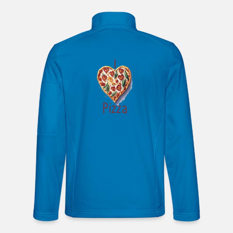 I love pizza - Unisex Softshell Jacket - light blue