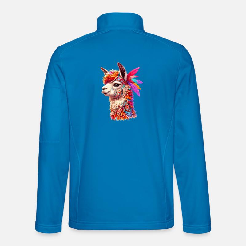 Alpaka - Unisex Softshelljacke - Lichtblau