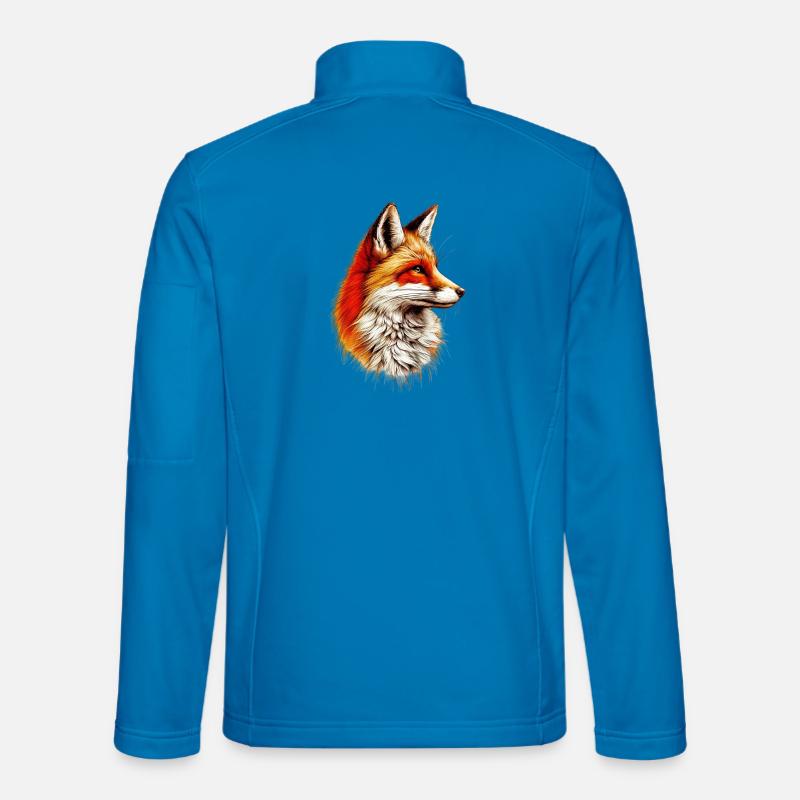 Fox - Unisex Softshell Jacket - light blue