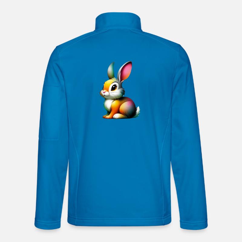 Kaninchen - Unisex Softshelljacke - Lichtblau