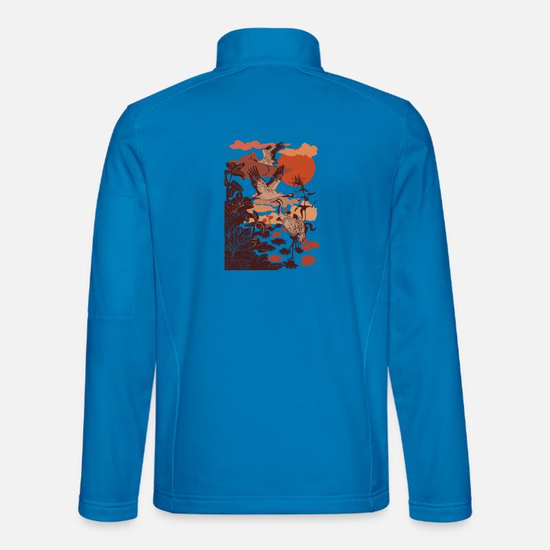CRANES - Unisex Softshell Jacket - light blue