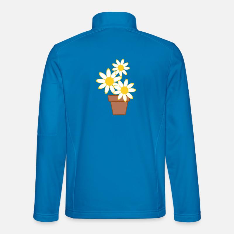 Daisies - Unisex Softshell Jacket - light blue
