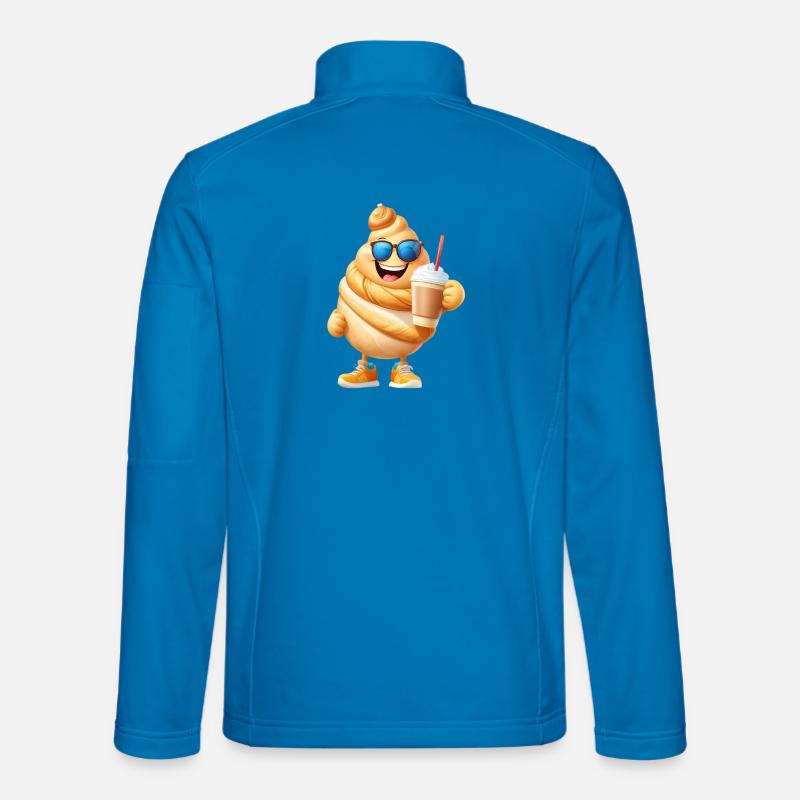 Croissant with coffee Unisex Softshell Jacket