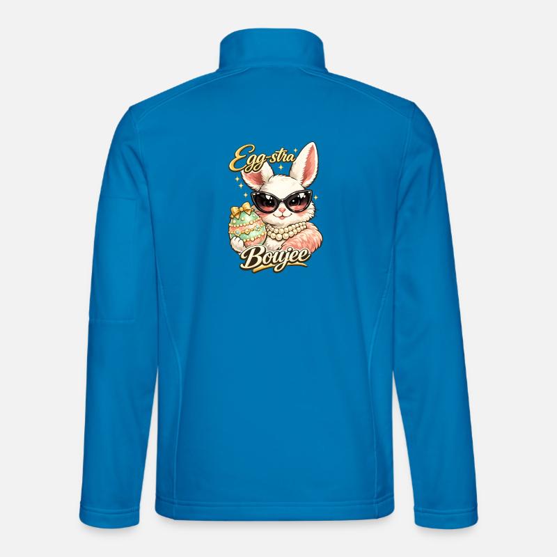 Eggstra Boujee Osterhase Ostern Unisex Softshelljacke