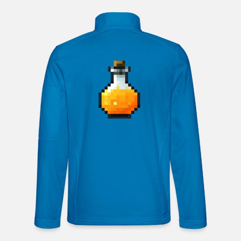 Potion Pixel-Art-Stil retro 8-Bit - Unisex Softshelljacke - Lichtblau