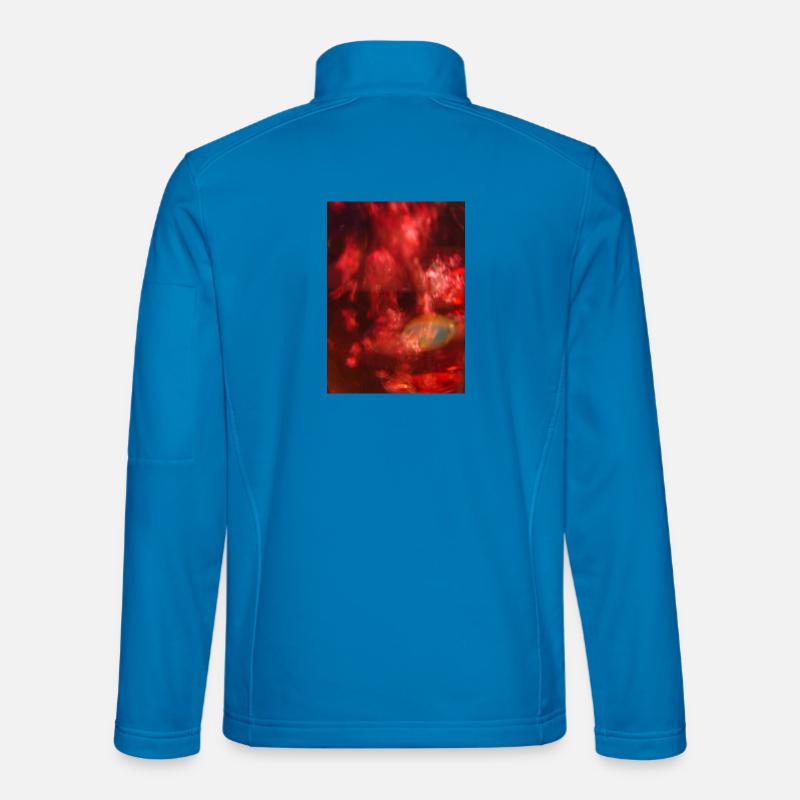 Red light noisy neon Unisex Softshell Jacket