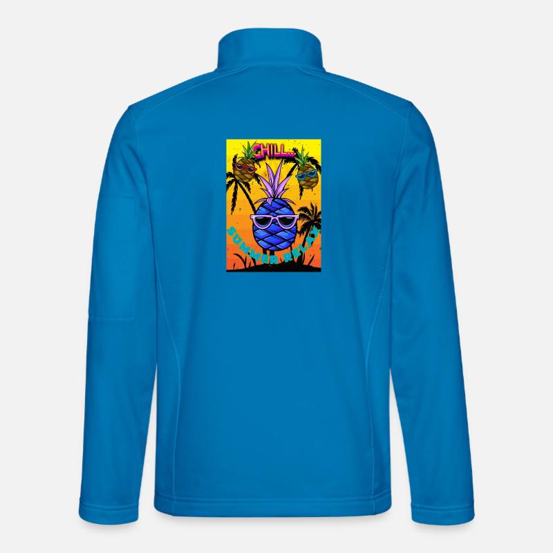 Chill Sommer Relax - Unisex Softshelljacke - Lichtblau