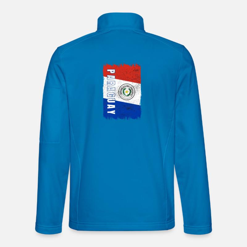 Paraguay flag - Unisex Softshell Jacket - light blue
