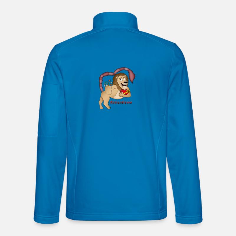 Romantic Manticore Design - Unisex Softshell Jacket - light blue