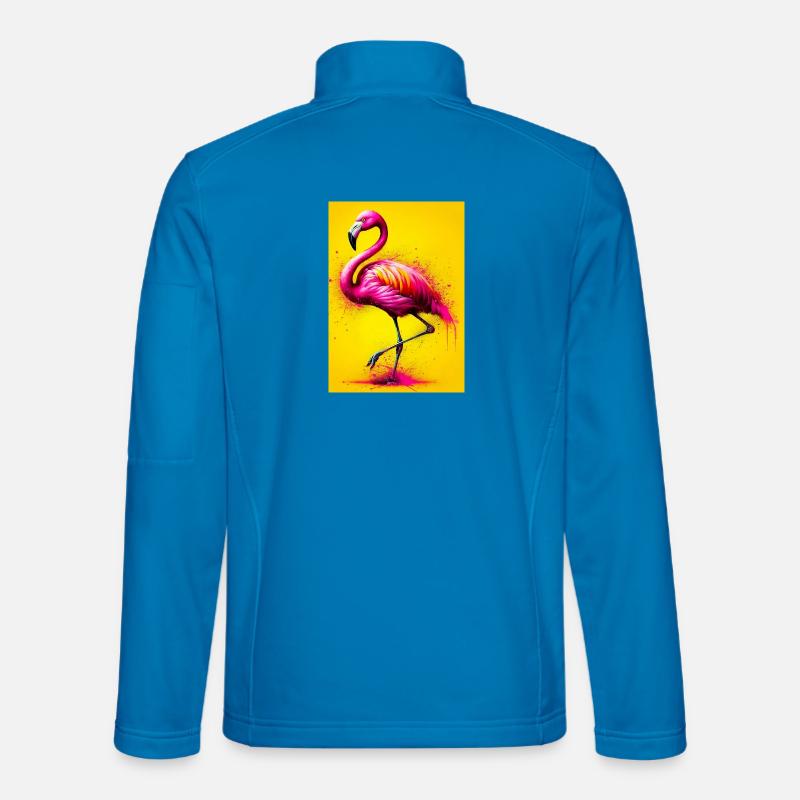 flamingo - Unisex Softshell Jacket - light blue
