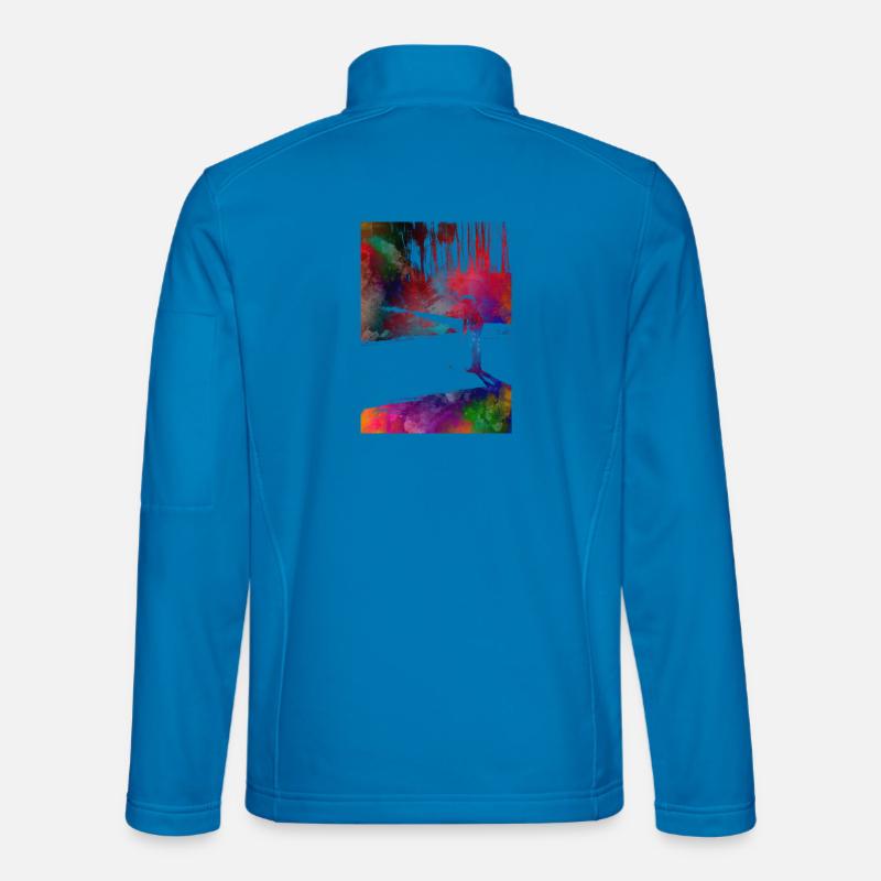 Golfspieler #golf - Unisex Softshelljacke - Lichtblau