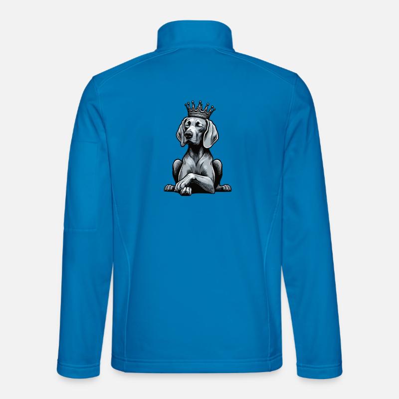 Weimaraner Weimaraner Lovers Weimaraner Keeper - Unisex Softshell Jacket - light blue