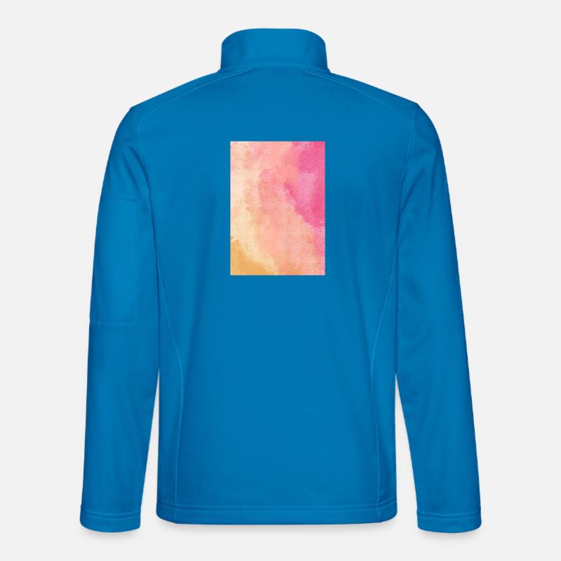 Gradient - Rise personalisierbar - Unisex Softshelljacke - Lichtblau