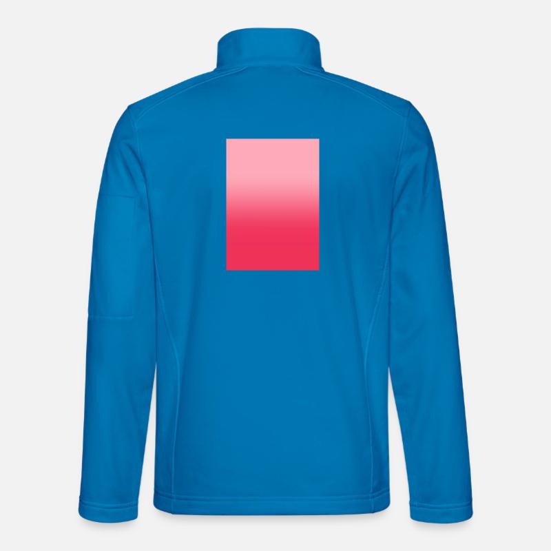 Gradient - rosa rot personalisierbar - Unisex Softshelljacke - Lichtblau