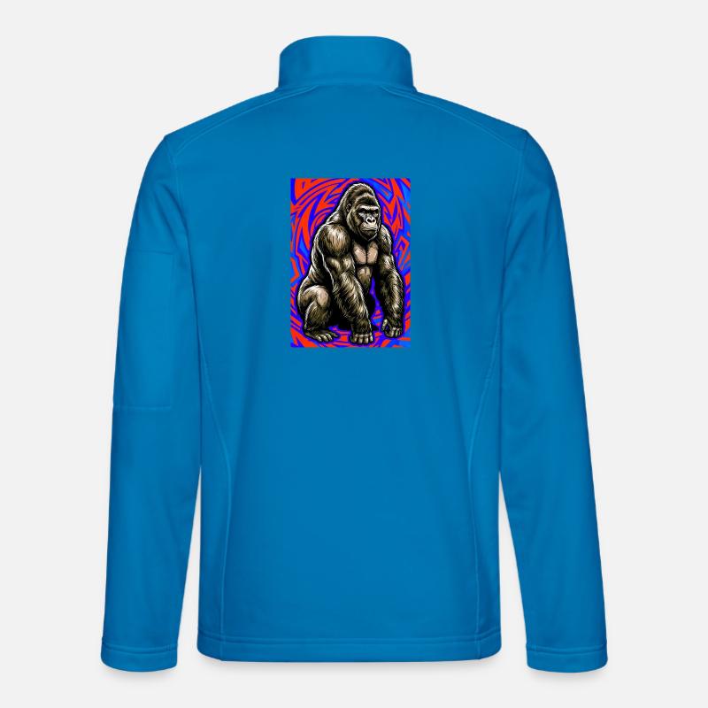 Gorilla - Unisex Softshelljacke - Lichtblau