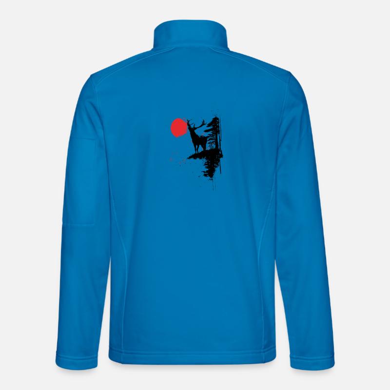 Red Ink Sun - Unisex Softshell Jacket - light blue