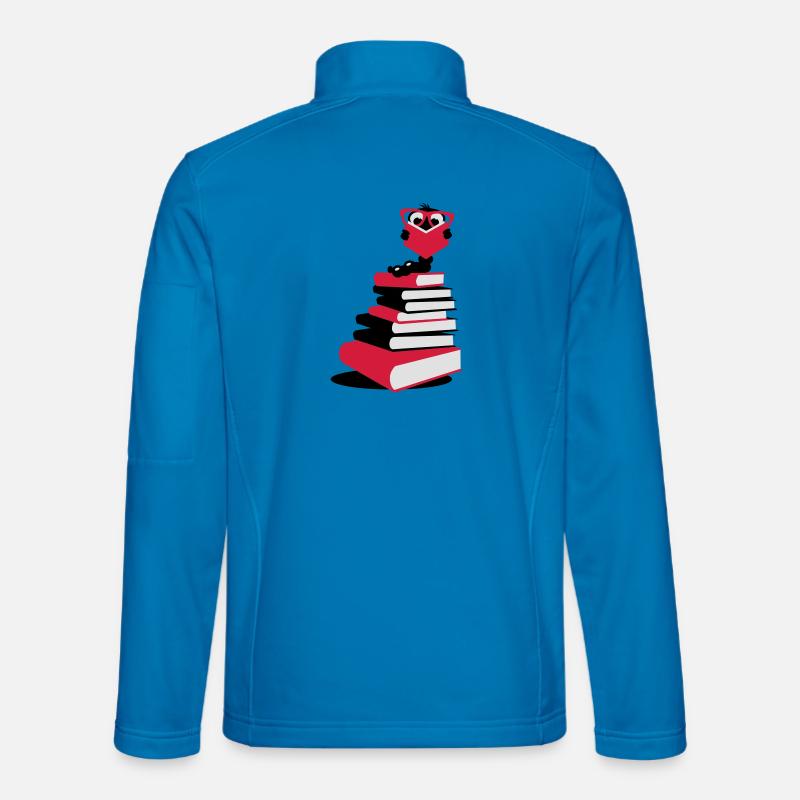 A bookworm reading Unisex Softshell Jacket