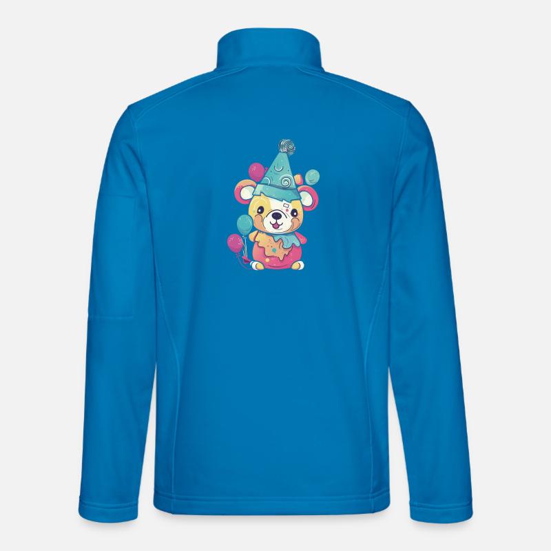 Party-Bär - Unisex Softshelljacke - Lichtblau